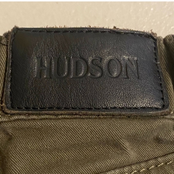Hudson Green Denim Jeans Adjustable Waist band Size 18 mos - Picture 2 of 9